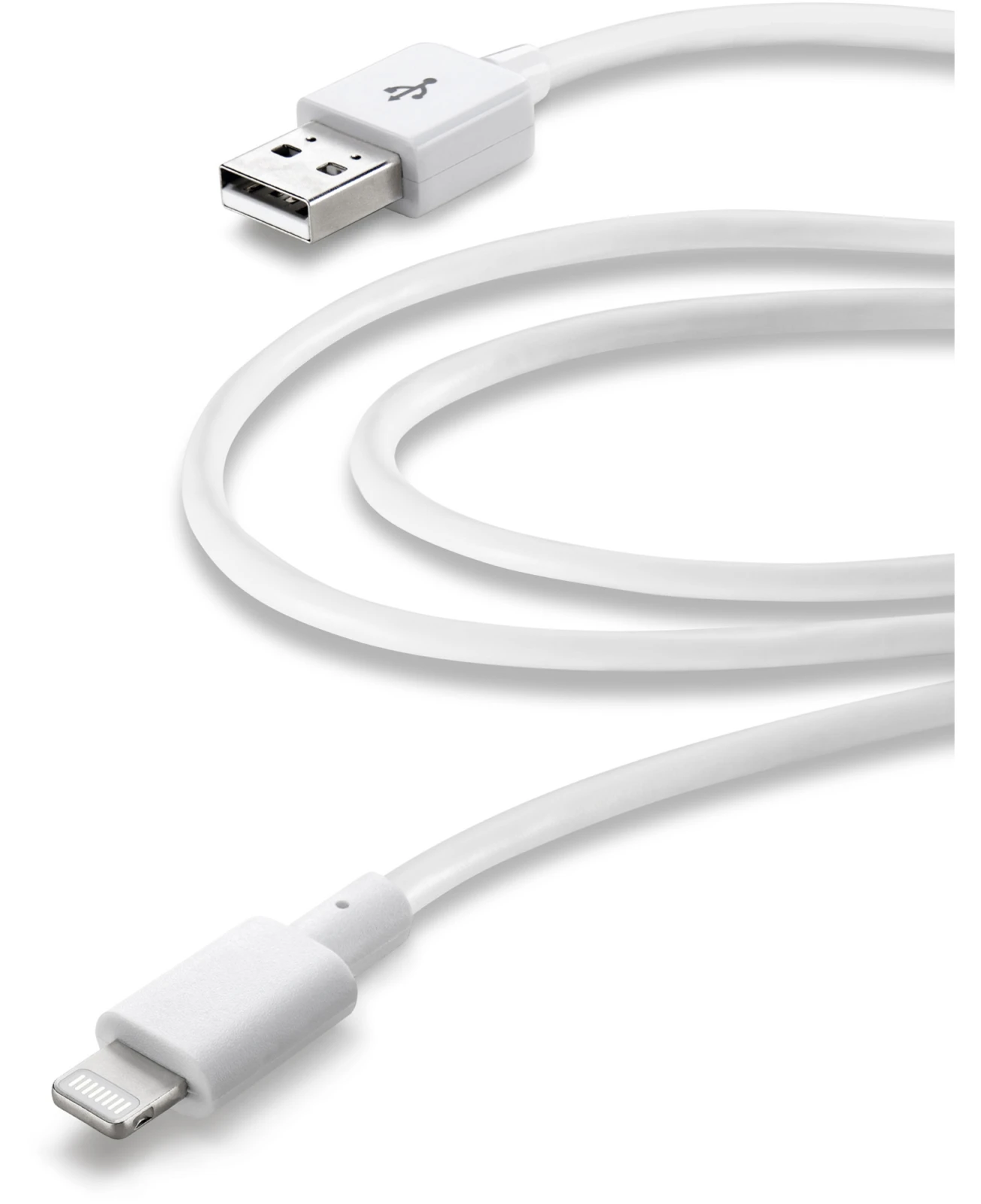 Cellularline USBDATACMFIIPH52MW cablu Lightning 2 m Alb thumb