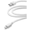 Cellularline USBDATACMFIIPH52MW cablu Lightning 2 m Alb