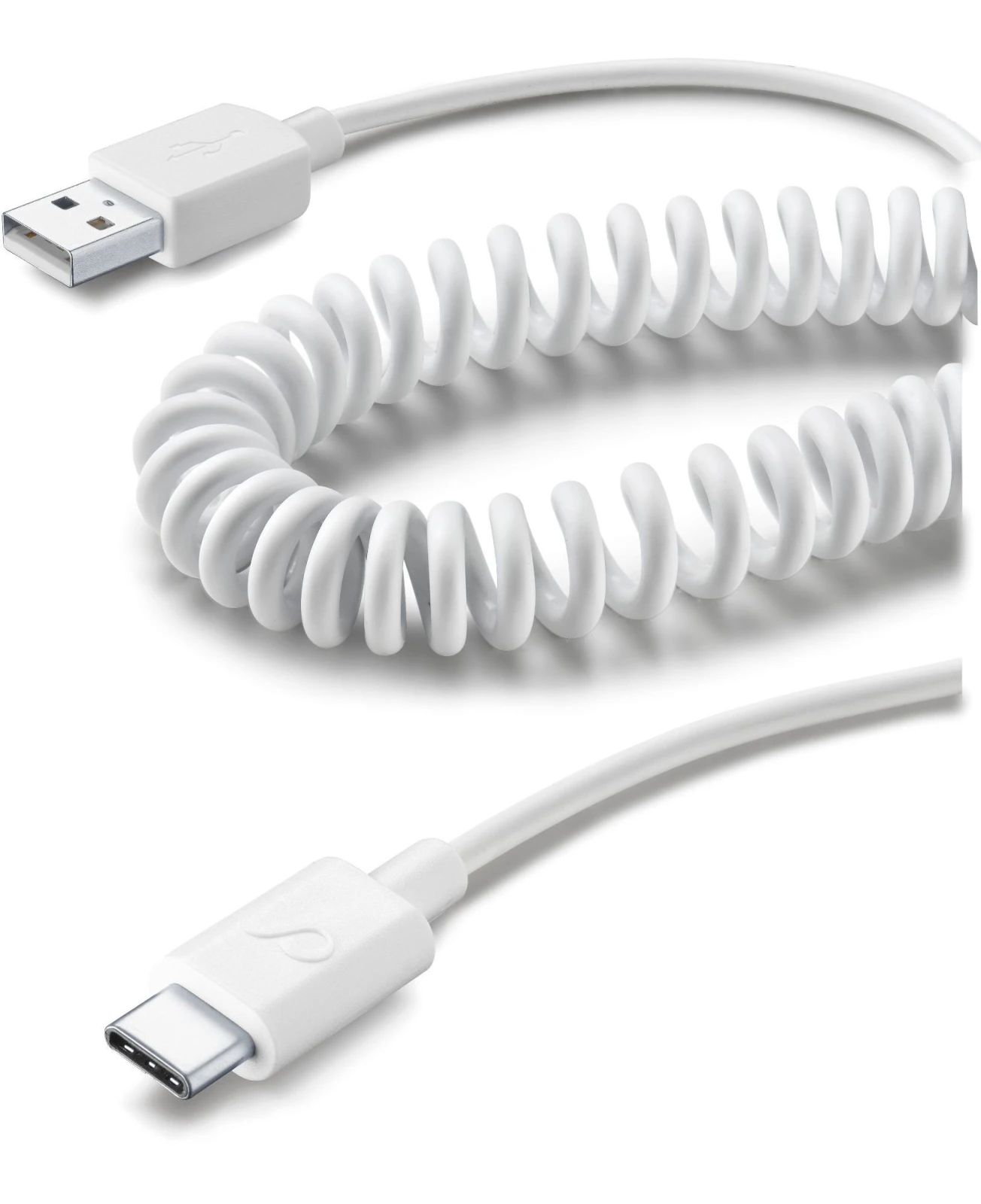 Cellularline USBDATACOIUSBCW cabluri USB 1,2 m USB 2.0 USB A USB C Alb thumb