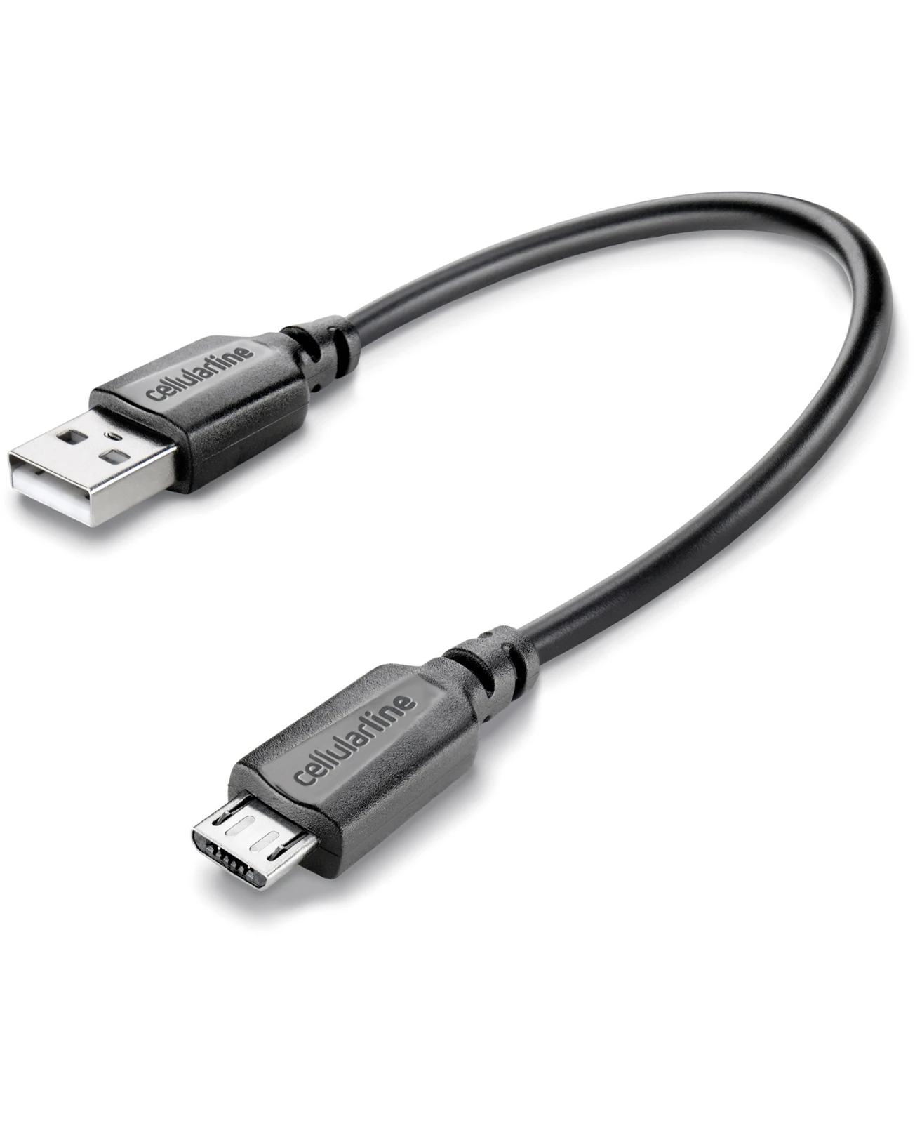 Cellularline USBDATACTRMICROUSB cabluri USB 0,15 m USB 2.0 USB A Micro-USB B Negru thumb