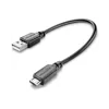 Cellularline USBDATACTRMICROUSB cabluri USB 0,15 m USB 2.0 USB A Micro-USB B Negru