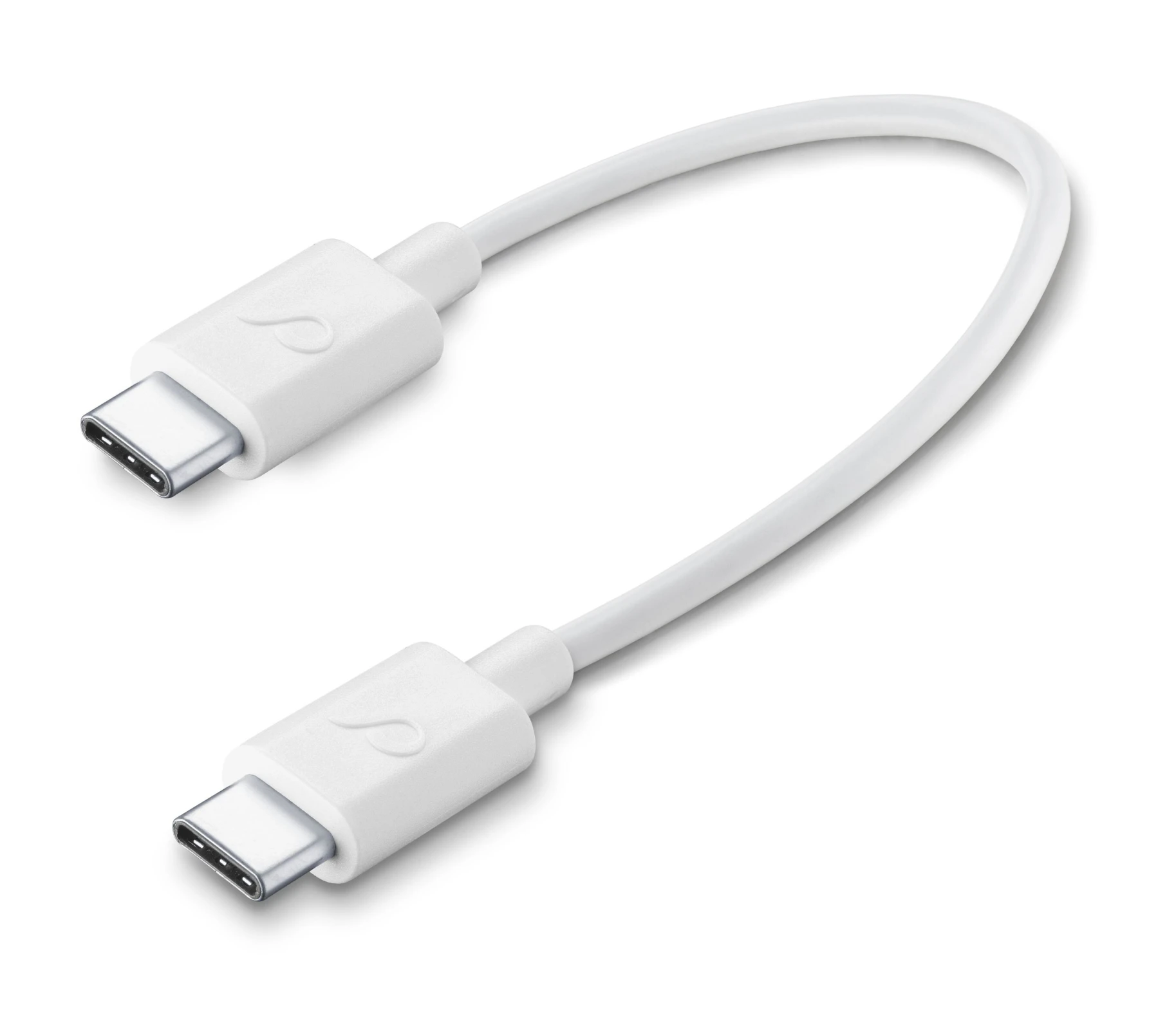 Cellularline USBDATACTRUSBC2C cabluri USB 0,15 m USB C Alb thumb