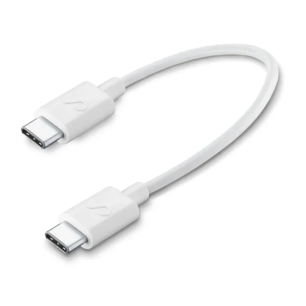 Cellularline USBDATACTRUSBC2C cabluri USB 0,15 m USB C Alb