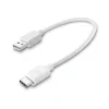 Cellularline USBDATACTRUSBCW cabluri USB 0,15 m USB 2.0 USB A USB C Alb