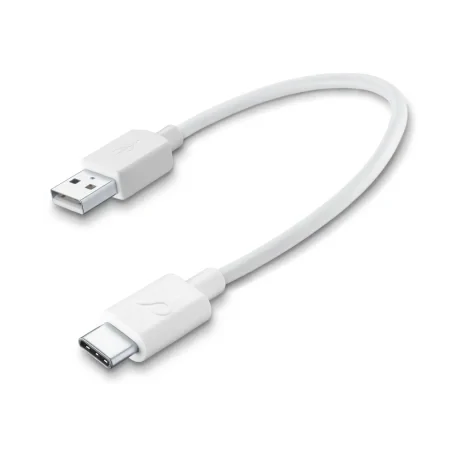 Cellularline USBDATACTRUSBCW cabluri USB 0,15 m USB 2.0 USB A USB C Alb
