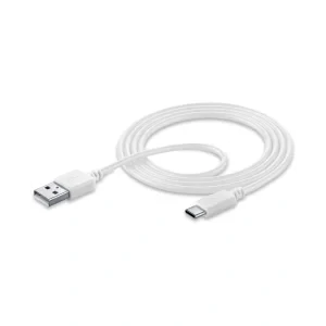 Cellularline USBDATACUSBA-CW cabluri USB 1,2 m USB 2.0 USB A USB C Alb