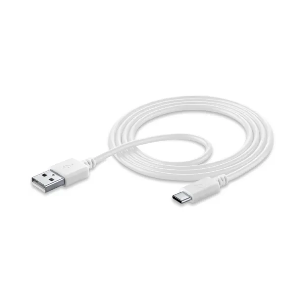 Cellularline USBDATACUSBA-CW cabluri USB 1,2 m USB 2.0 USB A USB C Alb