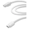 Cellularline USBDATACUSBC2MW cabluri USB 2 m USB 2.0 USB A USB C Alb