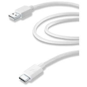 Cellularline USBDATACUSBC2MW cabluri USB 2 m USB 2.0 USB A USB C Alb