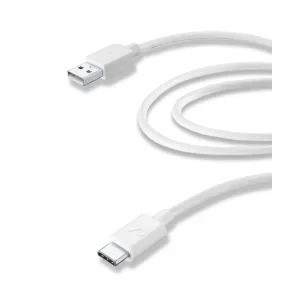 Cellularline USBDATACUSBC2TW cabluri USB 2 m USB 3.2 Gen 1 (3.1 Gen 1) USB A USB C Alb