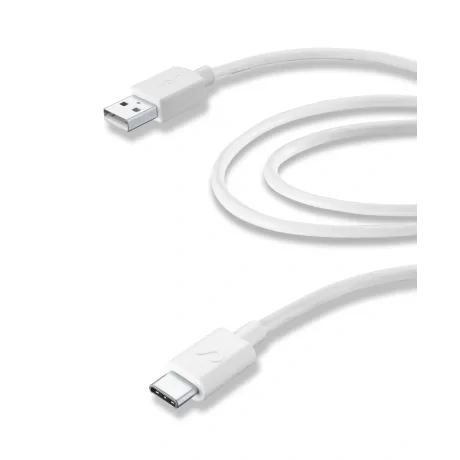 Cellularline USBDATACUSBC2TW cabluri USB 2 m USB 3.2 Gen 1 (3.1 Gen 1) USB A USB C Alb