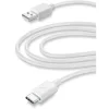 Cellularline USBDATACUSBC3TABW cabluri USB 3 m USB 2.0 USB A USB C Alb
