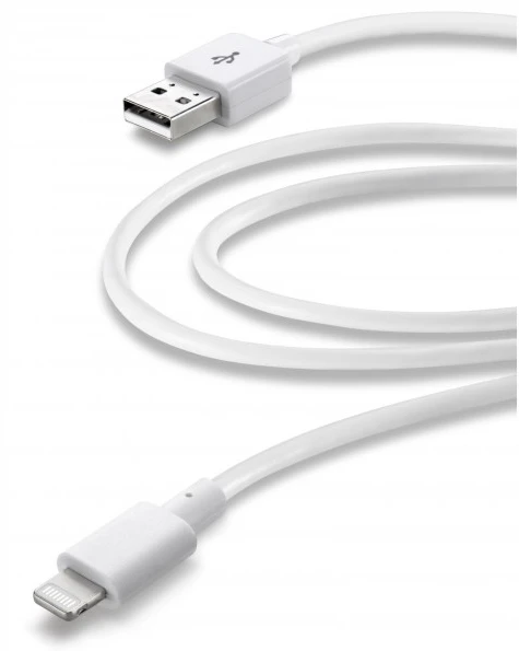 Cellularline USBDATAMFIIPH3MW cablu Lightning 3 m Alb thumb