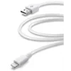 Cellularline USBDATAMFIIPH3MW cablu Lightning 3 m Alb