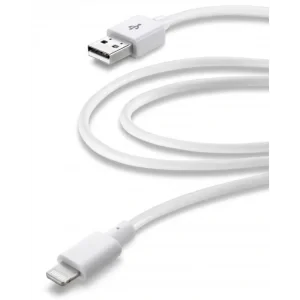 Cellularline USBDATAMFIIPH3MW cablu Lightning 3 m Alb