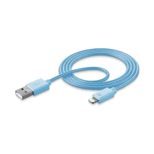 Cellularline USBDATAMFISMARTB cablu Lightning 1 m Albastru