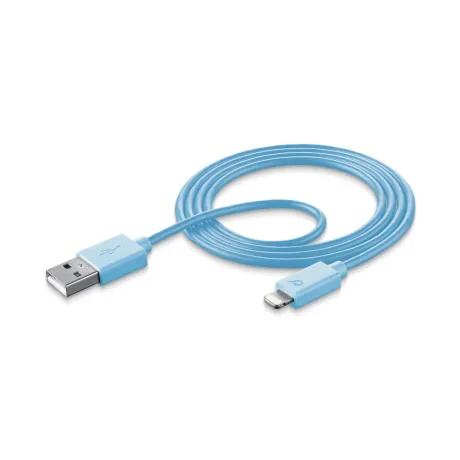 Cellularline USBDATAMFISMARTB cablu Lightning 1 m Albastru
