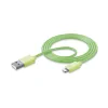 Cellularline USBDATAMFISMARTG cablu Lightning 1 m Verde
