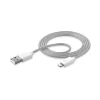 Cellularline USBDATAMFISMARTW cablu Lightning 1 m Alb
