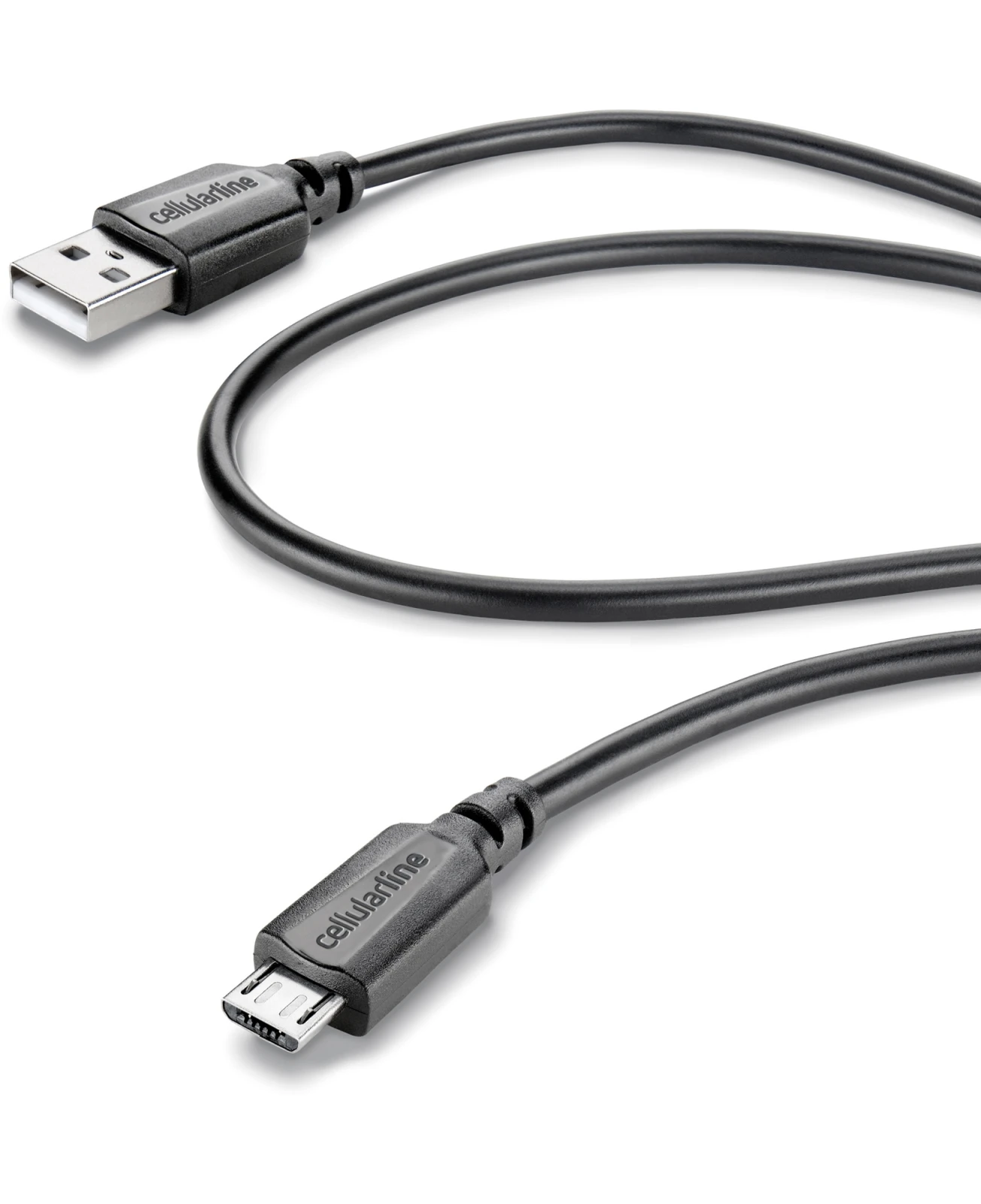 Cellularline USBDATAMICROUSBTAB cabluri USB 1,2 m USB 2.0 Micro-USB B USB A Negru thumb