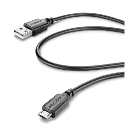 Cellularline USBDATAMICROUSBTAB cabluri USB 1,2 m USB 2.0 Micro-USB B USB A Negru