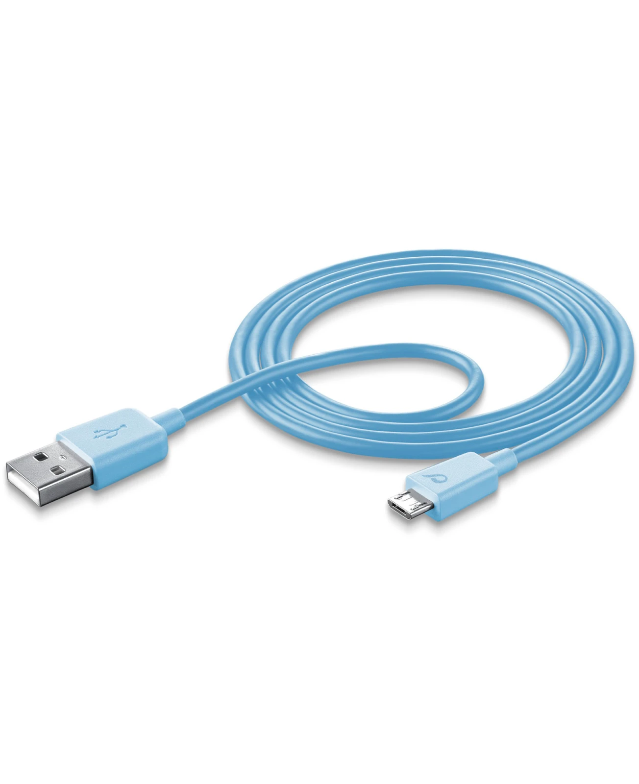 Cellularline USBDATAMUSBSMARB cabluri USB 1 m USB 2.0 Micro USB Albastru thumb