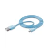 Cellularline USBDATAMUSBSMARB cabluri USB 1 m USB 2.0 Micro USB Albastru