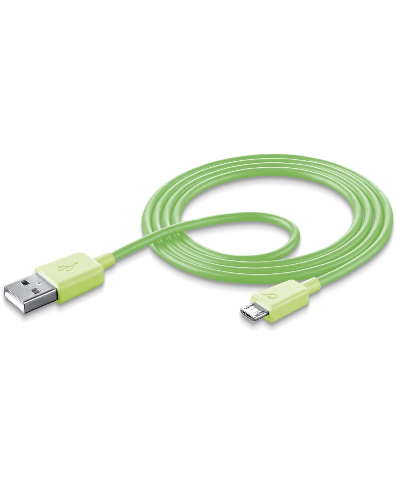 Cellularline USBDATAMUSBSMARG cabluri USB 1 m USB 2.0 Micro USB Verde thumb