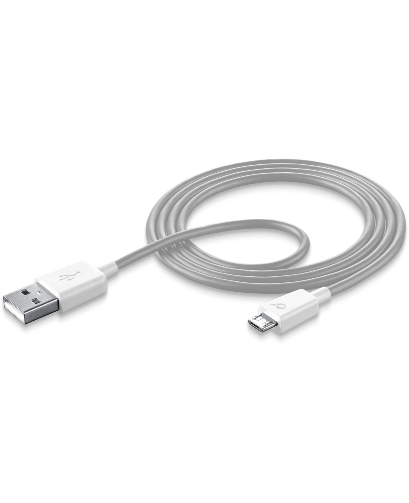 Cellularline USBDATAMUSBSMARW cabluri USB 1 m USB 2.0 Micro USB Alb thumb