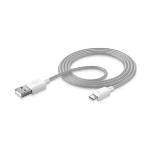 Cellularline USBDATAMUSBSMARW cabluri USB 1 m USB 2.0 Micro USB Alb