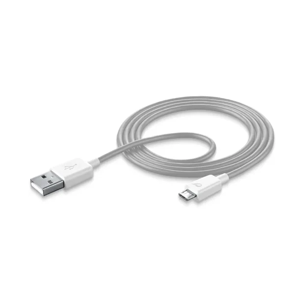 Cellularline USBDATAMUSBSMARW cabluri USB 1 m USB 2.0 Micro USB Alb