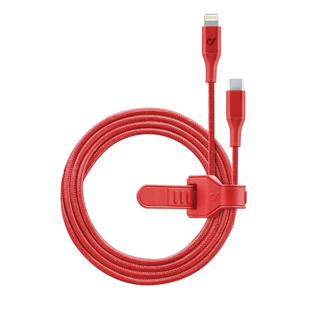 Cellularline USBDATANLC2LMFI1M 1,2 m Rosu
