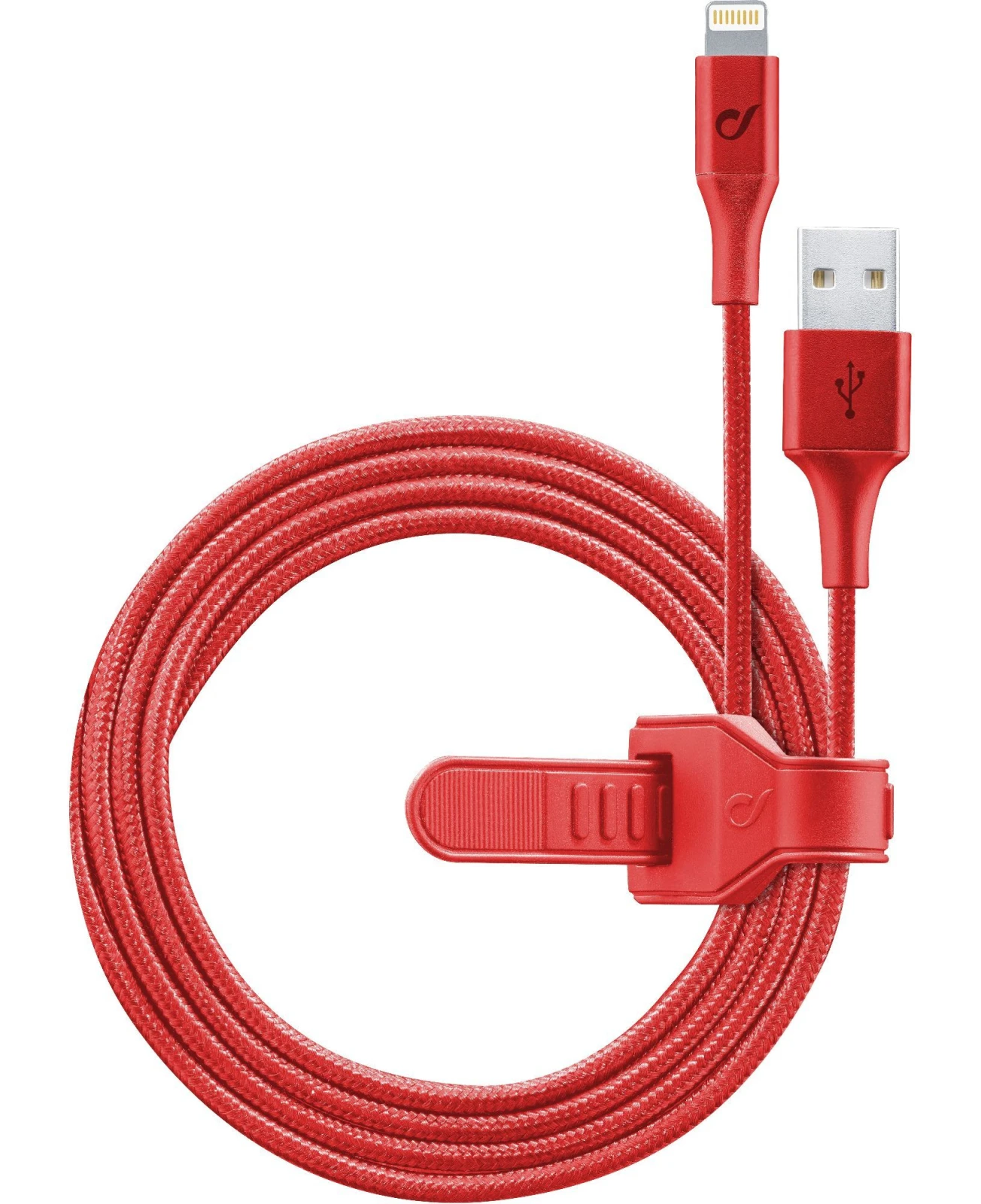 Cellularline USBDATANLLMFI1MR cablu Lightning 1,2 m Rosu thumb