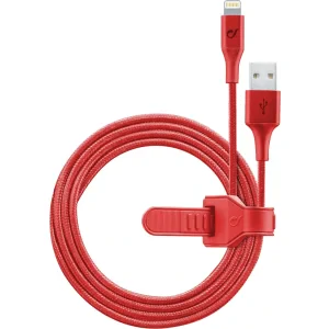 Cellularline USBDATANLLMFI1MR cablu Lightning 1,2 m Rosu