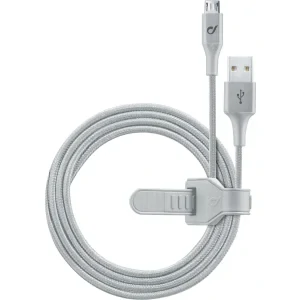 Cellularline USBDATANLLMUSB1MS cabluri USB 1,2 m Micro-USB A USB A Gri