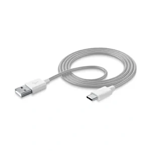 Cellularline USBDATATYCSMART cabluri USB 1 m USB A USB C Alb