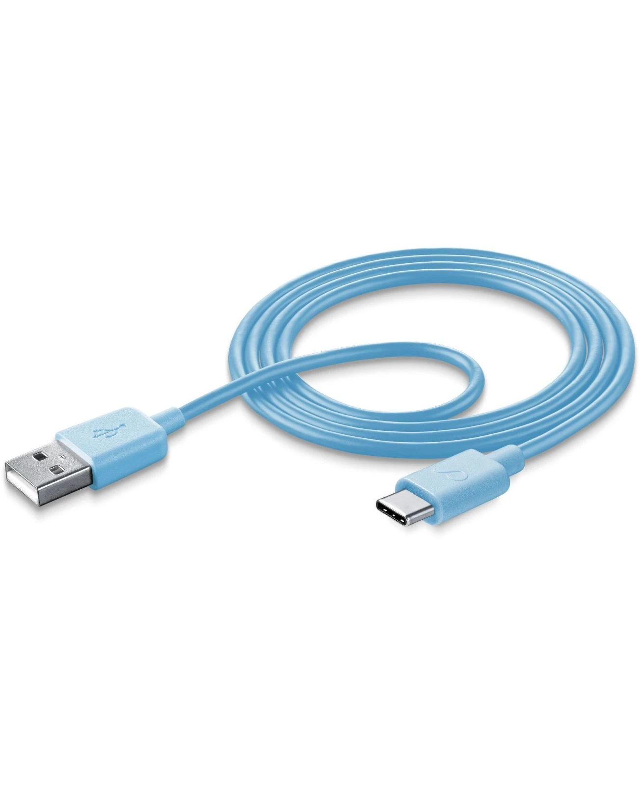 Cellularline USBDATATYCSMART cabluri USB 1 m USB A USB C Albastru thumb