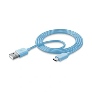 Cellularline USBDATATYCSMART cabluri USB 1 m USB A USB C Albastru