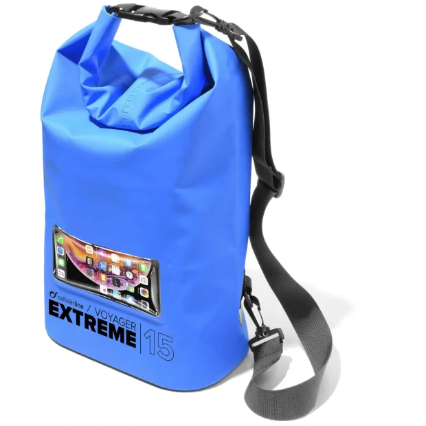Cellularline VOYAGEREXPL1915LB sac impermeabil Albastru 15 L