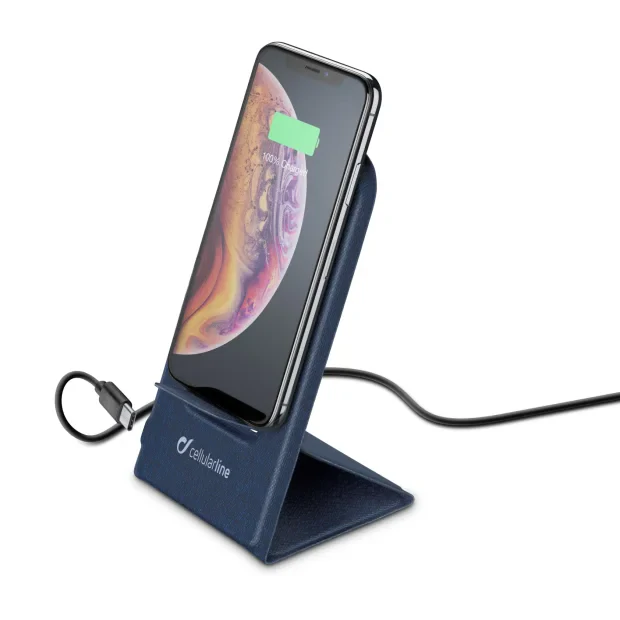 Cellularline Wireless Passport Smartphone Albastru Baterie Incarcare rapida De interior