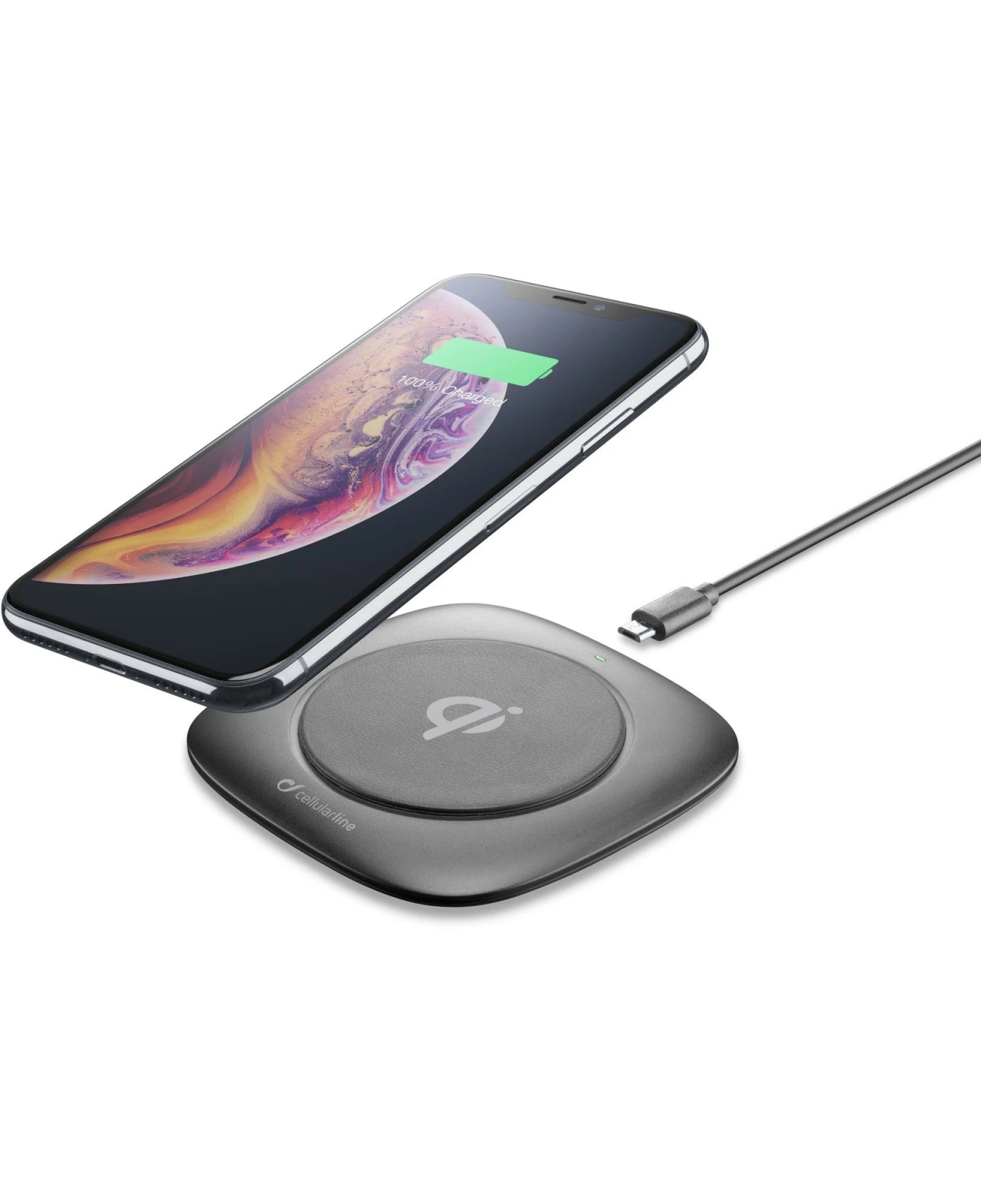 Cellularline WIRELESSPAD10W Universala Negru USB Incarcare fara fir De interior thumb