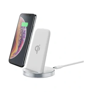 Cellularline WIRELESTANDIPHW incarcatoare pentru dispozitive mobile Smartphone Alb AC, USB Incarcare rapida De interior