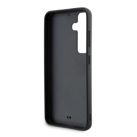 Husa Cover Karl Lagerfeld Silicone 3D Rubber Karl&amp;Choupette pentru Samsung Galaxy S24 Negru
