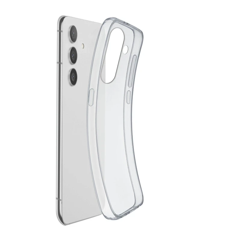 Husa Spate Cellularline Silicon Fine Soft pentru Samsung Galaxy S24 Transparent thumb