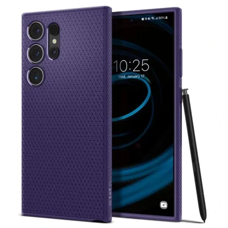 Husa Spigen Liquid Air pentru Samsung Galaxy S24 Ultra, Violet