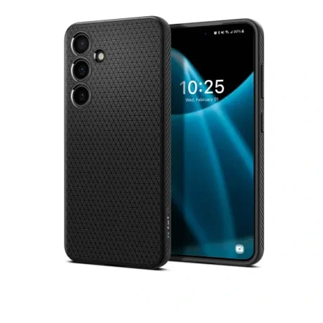 Husa Spigen pentru Samsung Galaxy S24 Plus Liquid Air Matte Black