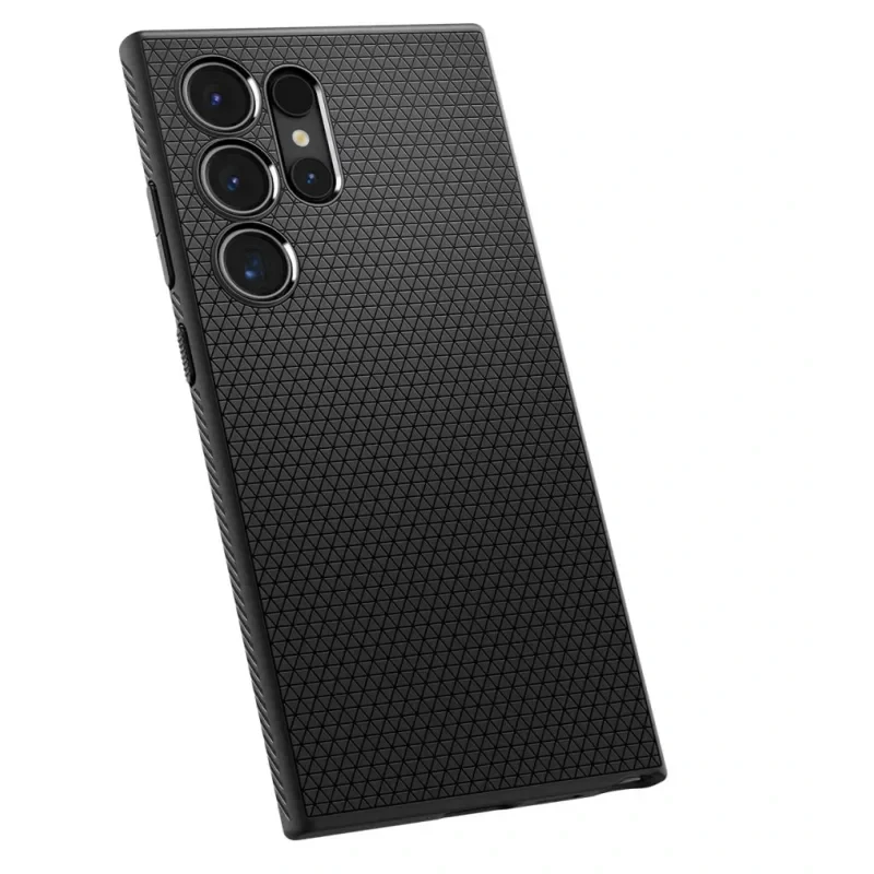 Husa Spigen pentru Samsung Galaxy S24 Ultra Liquid Air Matte Black thumb