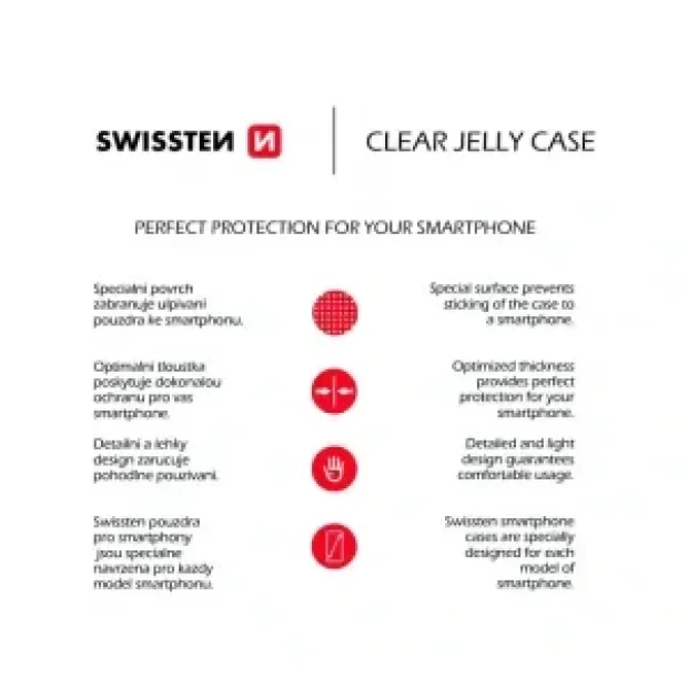 Husa spate Swissten Clear Jelly pentru Samsung Galaxy S24 Plus, Transparent