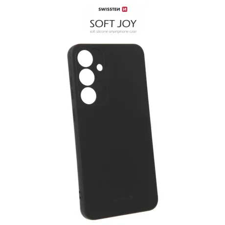 Husa Swissten Silicon Soft Joy pentru Samsung Galaxy S24 Plus, Negru