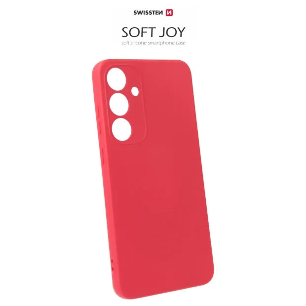 Husa Swissten Silicon Soft Joy pentru Samsung Galaxy S24, Rosu
